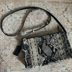 NWOT Coach Crosby Authentic Snake Leather Crossbody Bag 37172